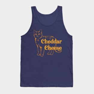 Cheddar Cheese Cat Tank Top